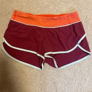 Lululemon Speed- up lined shorts
